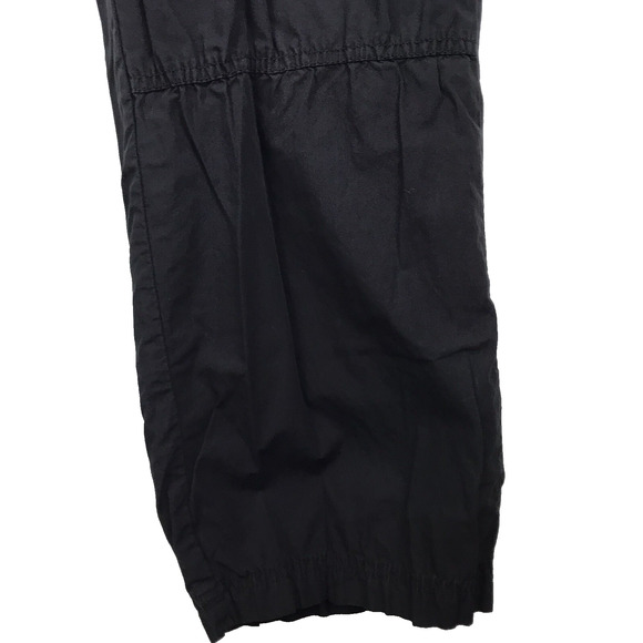 XCVI Black Utility Pants High Rise Straight Leg Pockets Cotton Women's Large - Picture 4 of 10